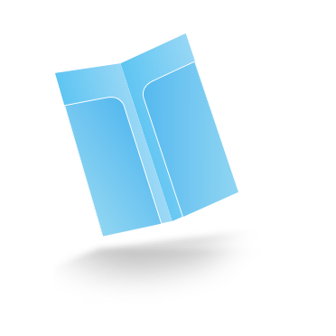 ダブルポケット（大）】オリジナルデザインで印刷できるA4クリア