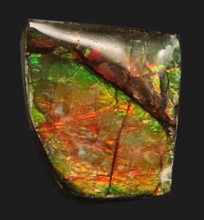 ミクロな遊色層が生み出す極彩色の世界……カナダ・アルバータ州の公式の