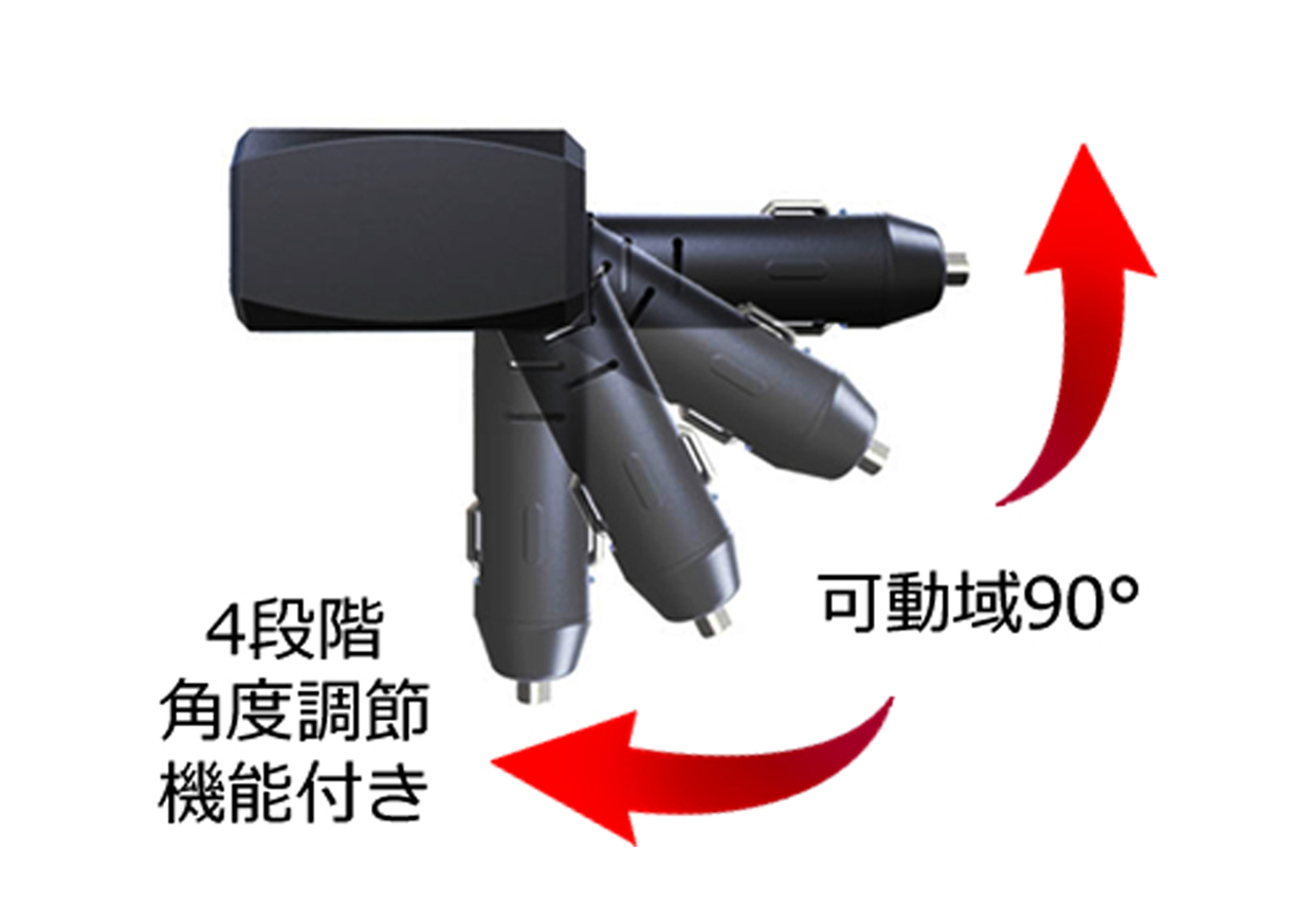 ダイレクトソケット 2リバーシブルUSB自動判定 4.8A – カシムラ