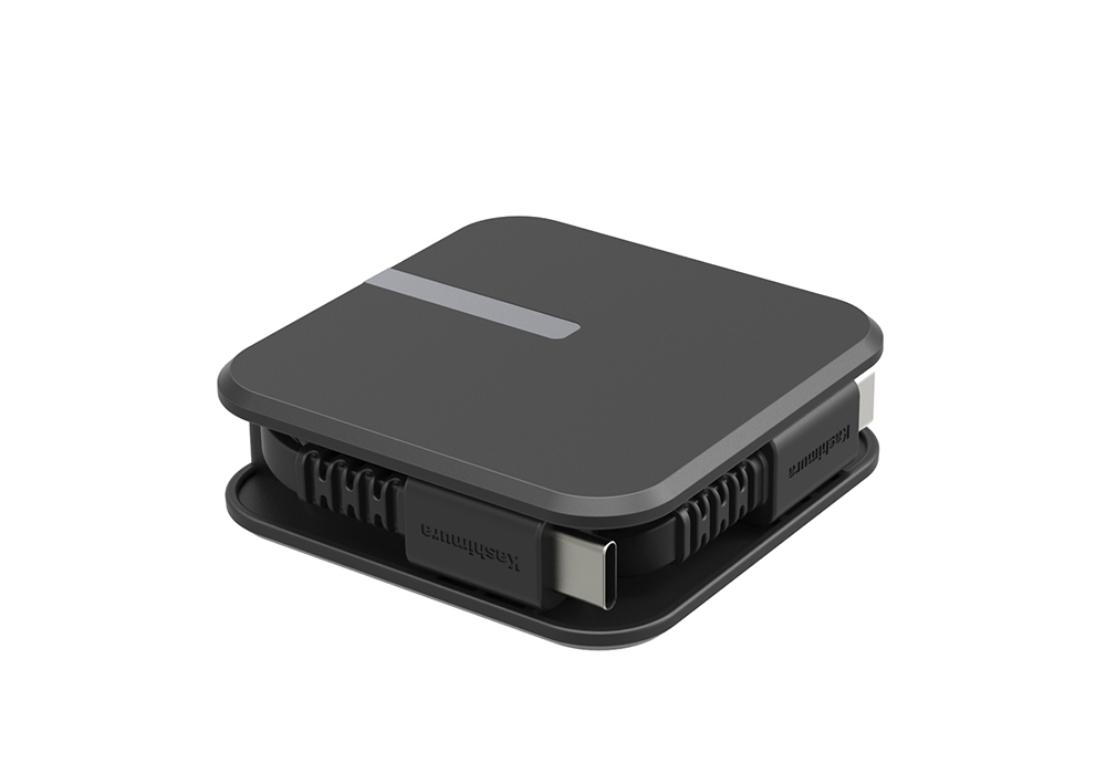 USB充電＆同期ケーブル リール1.5m C-C BK PD60W – カシムラ