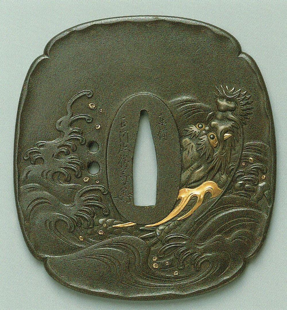 B-80 頭 3個セット 武具 刀装具 骨董品 時代物 日本 美術品 工芸品