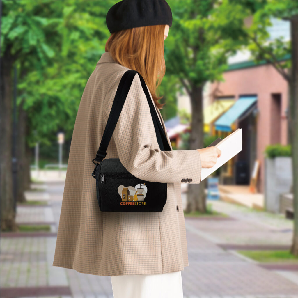 横型ショルダーバッグをオリジナルデザインで制作｜オリジナルグッズ