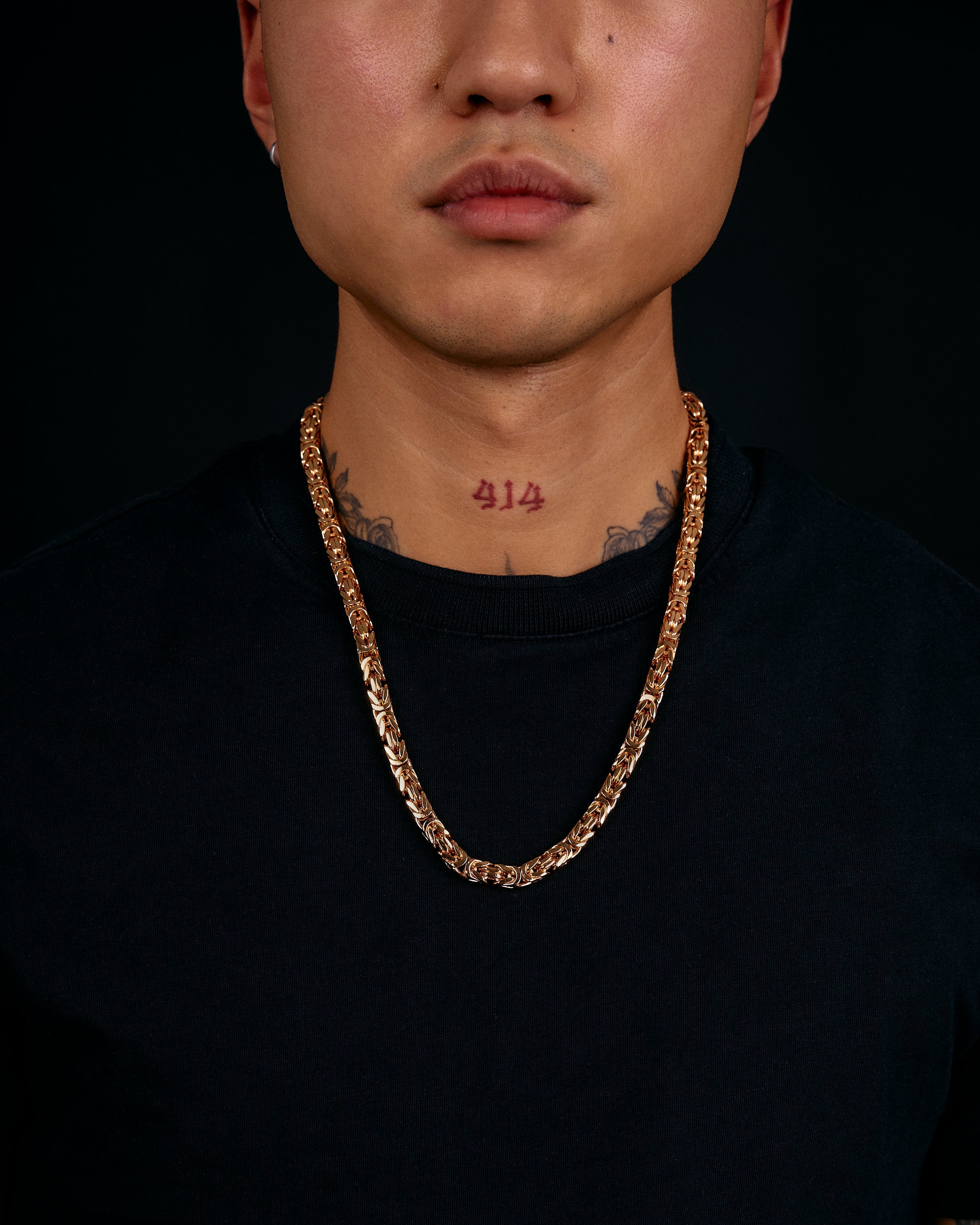 Byzantine Necklace 6mm - 18K Gold Plated – Kejsar