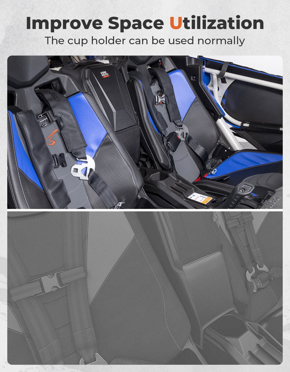 Center Storage Bag 11L for Can-Am Maverick X3 MAX – Kemimoto