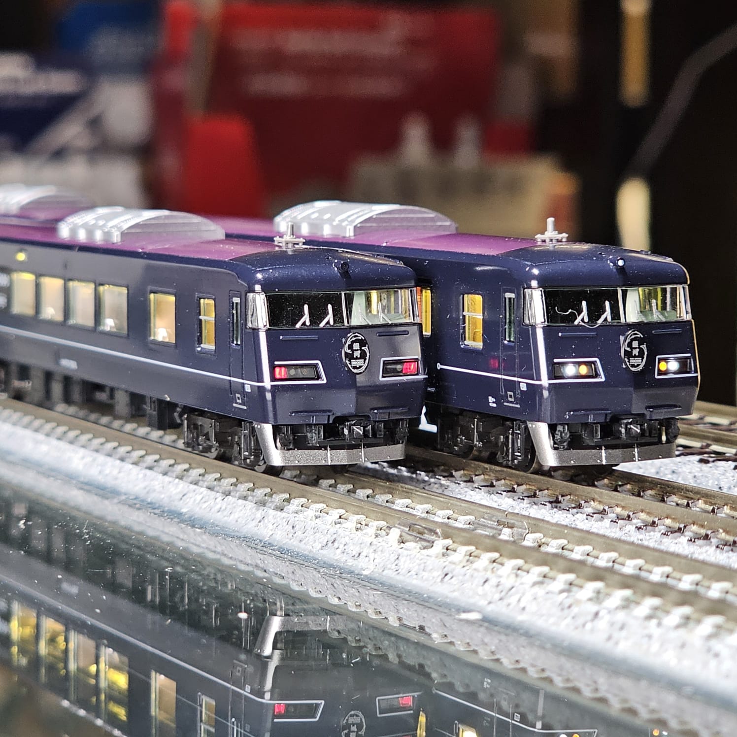 TOMIX 98714 JR 117-7000系電車(WEST EXPRESS 銀河)セット- Khaho