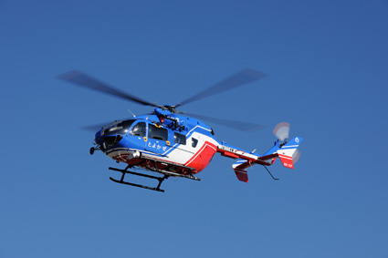 川崎式BK117C－2型 防災ヘリコプター」を大分県に納入 | プレス
