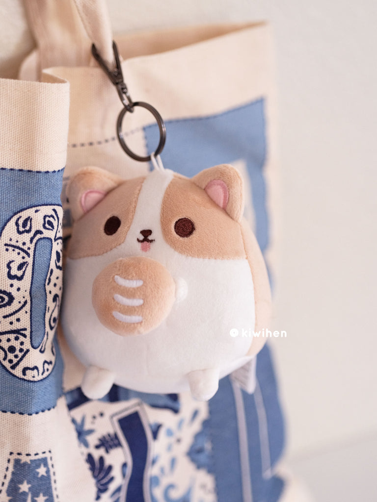 Corgi Bread Baker Plush Keychain – Kiwihen Design