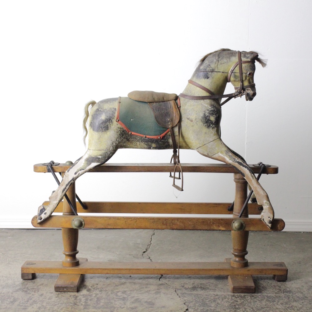 イギリス アンティーク ヴィクトリアン ロッキングホース 木馬 | キヤ