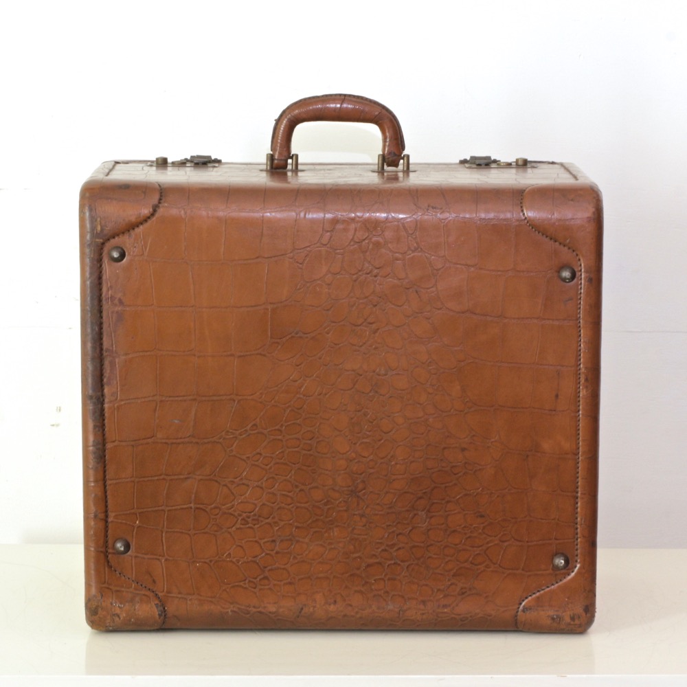 イギリス ヴィンテージ レザー トランク | キヤアンティークス