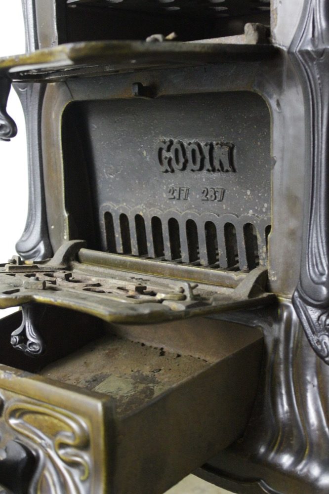 フランス アンティーク GODIN STOVE 鋳鉄 エナメル ストーブ | キヤ