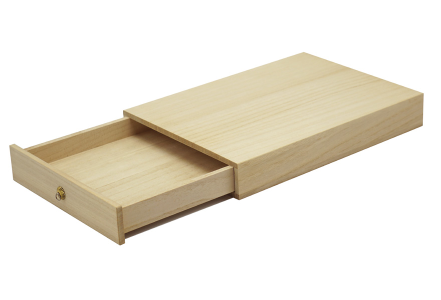 334．書類用桐箱(引き出し：B5サイズ) 内寸：195×260×20 1,540円～