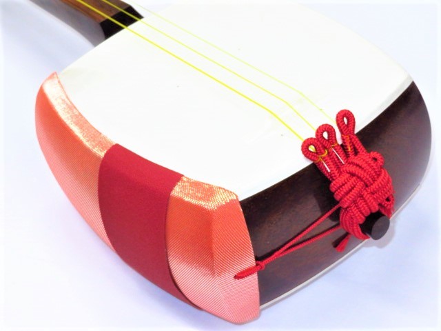 三味線・お琴の老舗 菊岡 中むら】 新品 長唄三味線 花梨 丸打ち胴 一