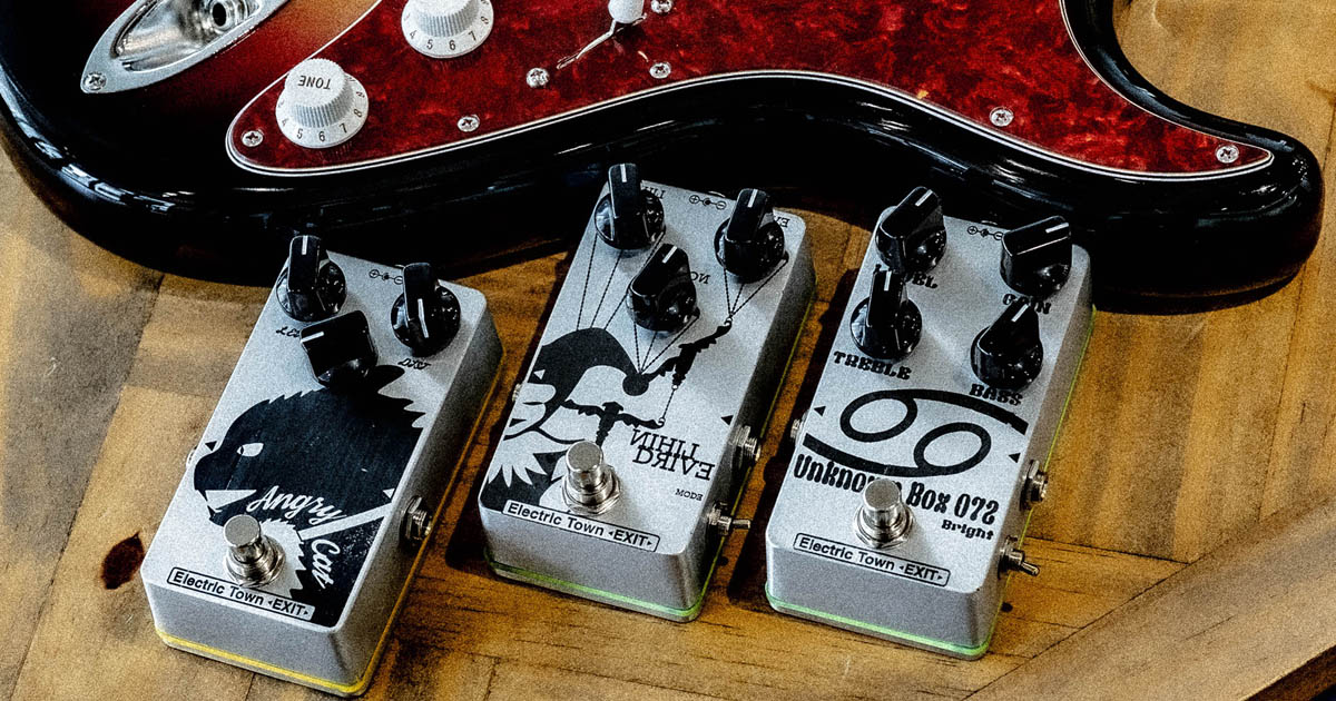 高円寺発のハンドメイドエフェクター「Electric Town Exit