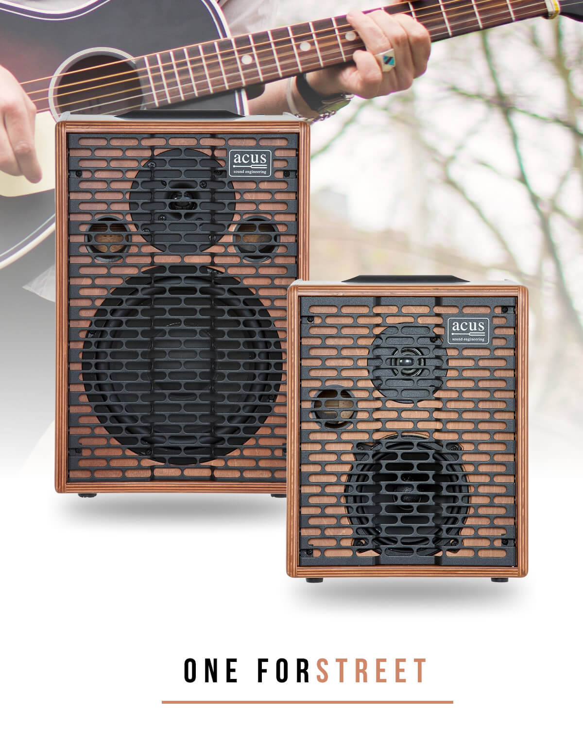バッテリー駆動アコースティックアンプの新定番「ONEFORSTREET