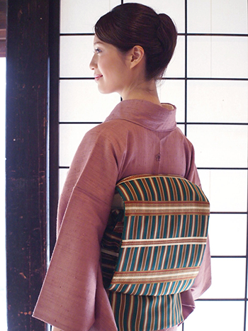 銀座【帯2426】龍村晋製 袋帯「吉野間道錦」 – 銀座きもの青木