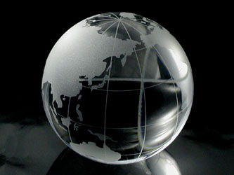 クリスタル地球儀,Crystal Globe,CG-60 | クリスタル表彰記念品