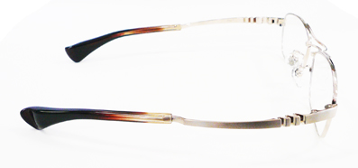 フォーナインズメガネメタルフレームS-84T カラー1 ホワイトゴールド