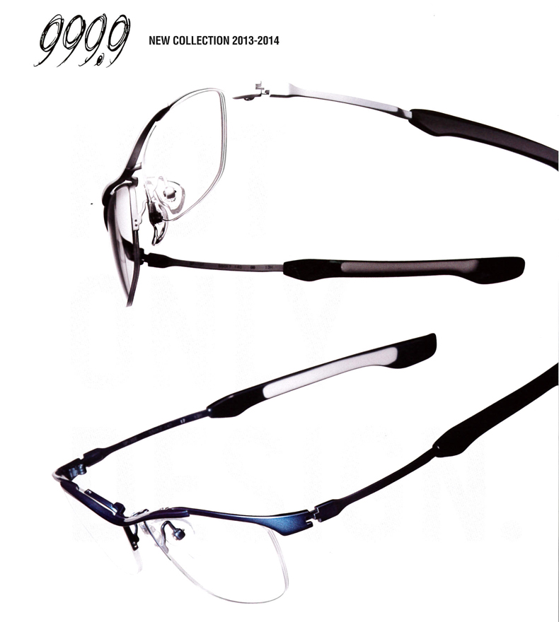 999.9フォーナインズ日本製スペシャルメガネメタルブロウフレームSP