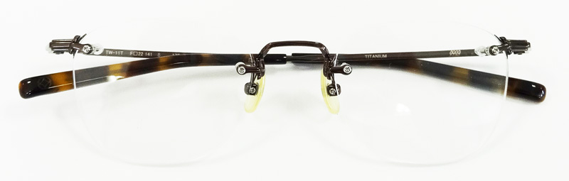 999'9フォーナインズメガネふちなしリムレスフレームTW-11T カラー8