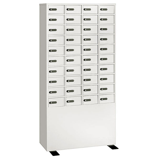 EIKO エーコー 貴重品保管庫＜数字合わせ式＞4列10段 40人用 薄型