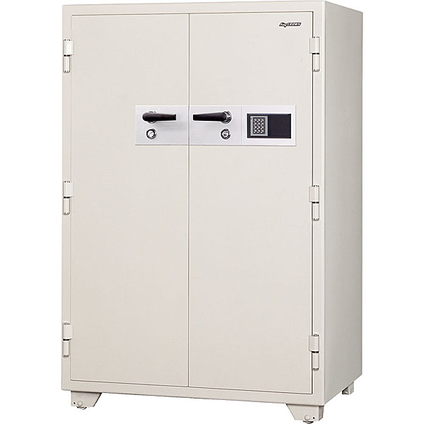 日本アイ・エス・ケイ 2時間耐火金庫 テンキー＋電子ロック錠 両開き