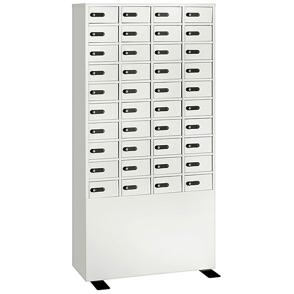 EIKO エーコー 貴重品保管庫＜数字合わせ式＞緊急解錠付 1列4段4人用