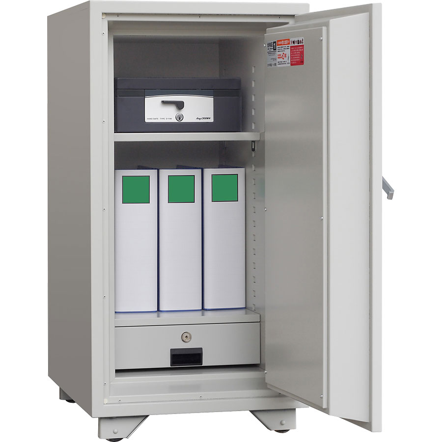 日本アイ・エス・ケイ 1時間耐火金庫 テンキー＋電子ロック錠 KS-90EK