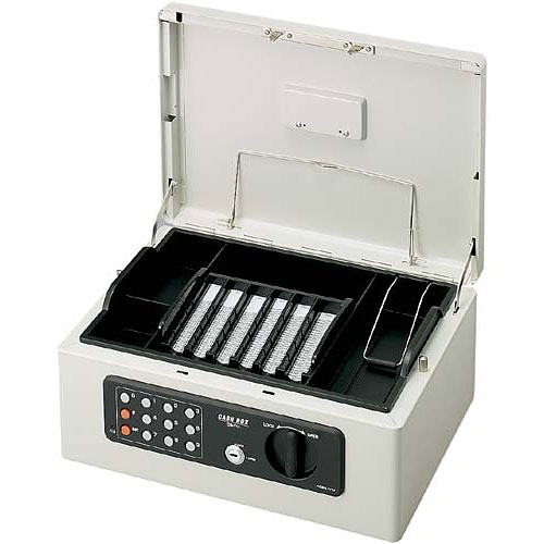 KOKUYO コクヨ 手提げ金庫【A4】＜テンキー＞(紙幣/硬貨一体型トレー