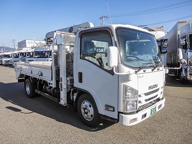 H28/4 いすゞ エルフ クレーン付ハイジャッキセルフ TRG-NMR85R詳細