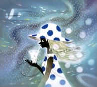 藤城清治：ジクレー版画 銀河の少女（受注生産商品：納期3か月程度