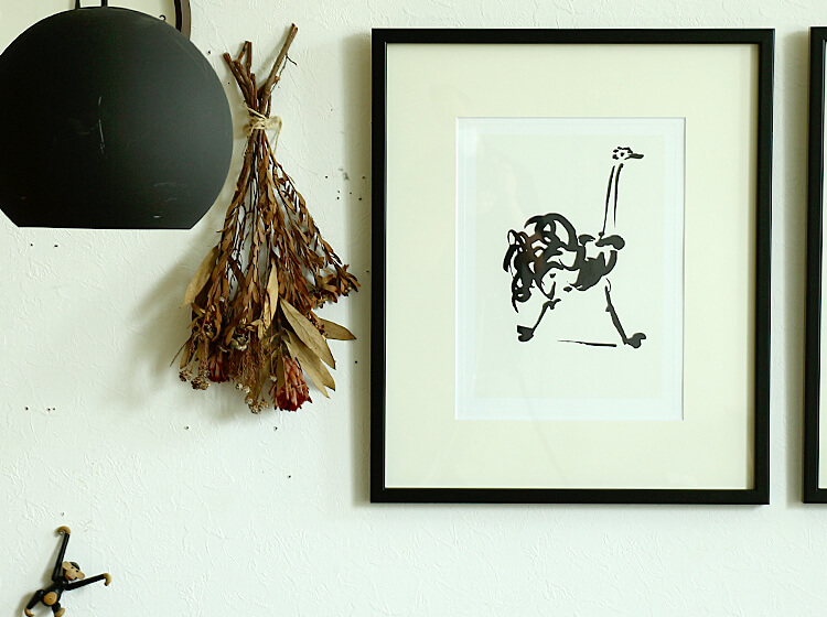 アートポスター Pablo Picasso L'autruche（パブロ ピカソ ダチョウ