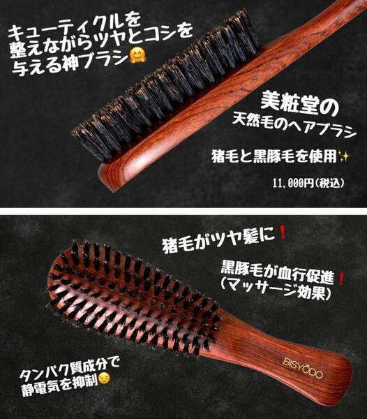 BISYODO(ビショウドウ) 天然毛ヘアブラシ｜紹介記事｜キレイエ