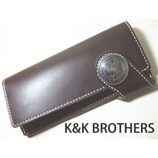 革財布メンズ（長財布）ガン型ビッグコインコンチョ5 本革、レザー専門店