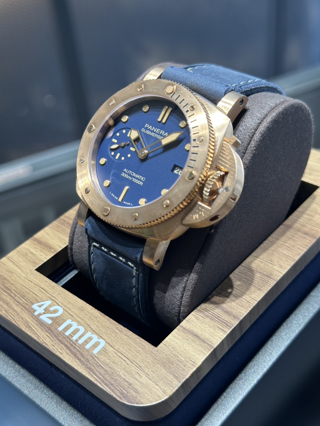 PAM01074 サブマーシブル ブロンゾ ブルー アビッソ｜パネライ