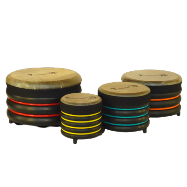 トロムスドラム・φ34cm 赤：療育・教育現場用の打楽器 | krtek select toys