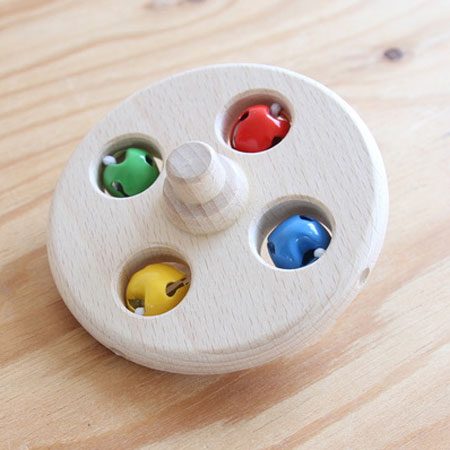 ニックスロープ追加パーツ】鈴つき円盤：音と動きが楽しい | krtek