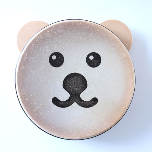 SONORゾノア くまタンバリン：ヤギ皮でできた軽やかなタンバリン