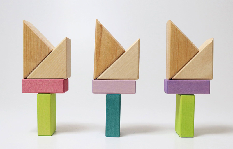 Grimmsキューブパステルデュオ40P：積む楽しみが広がります | krtek