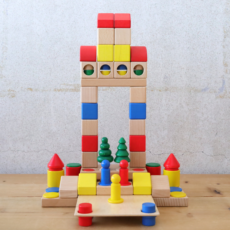 NICニック社 CUBIO・基本セット：ジョイントで固定する積木 | krtek