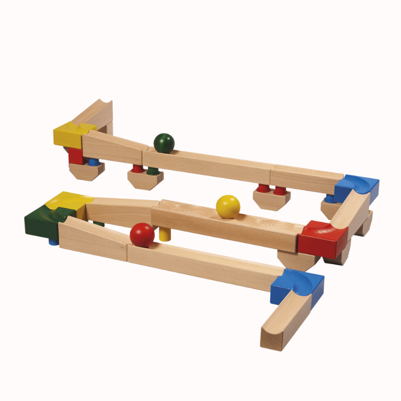 NICニック社 CUBIO玉の塔・基本セット：はじめての組み立てる玉の道