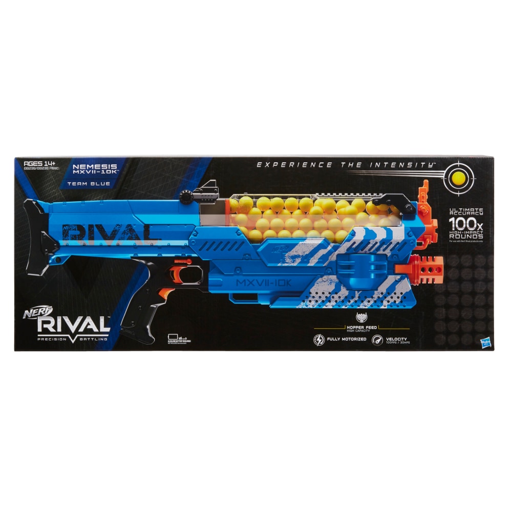 Hasbro Nerf Rival™ Nemesis MXVII-10K Blaster - Blue, 1 ct - Fry's