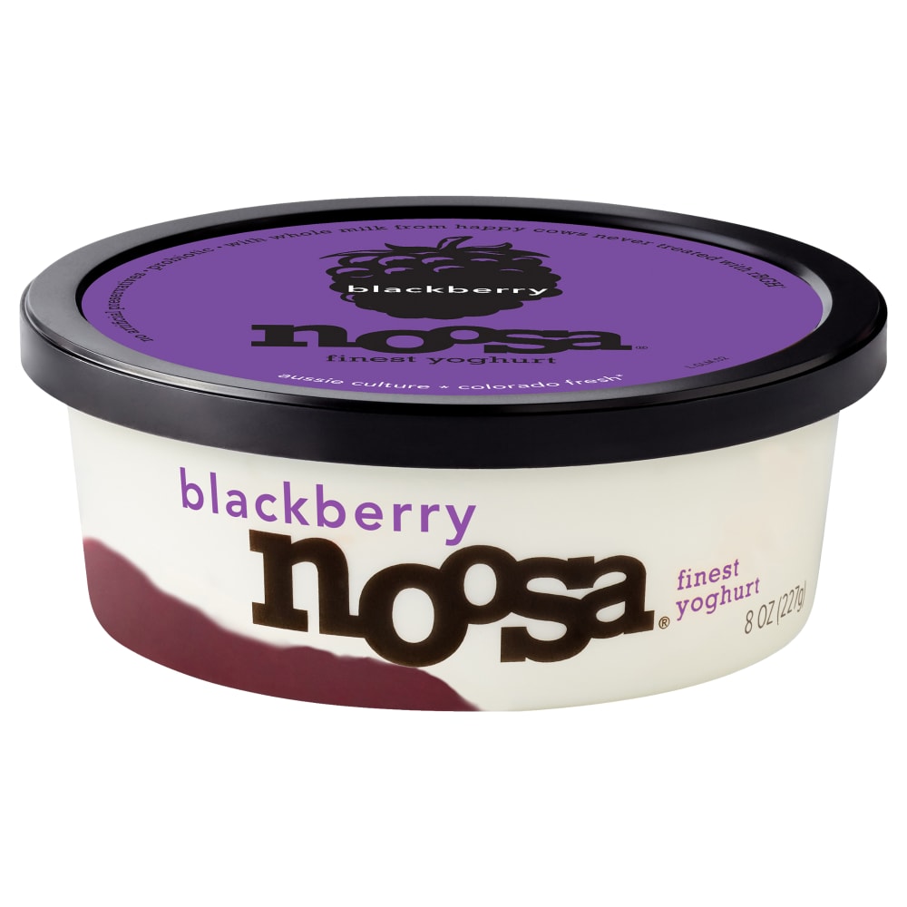 Noosa® Blackberry Yogurt Cup, 8 oz - King Soopers