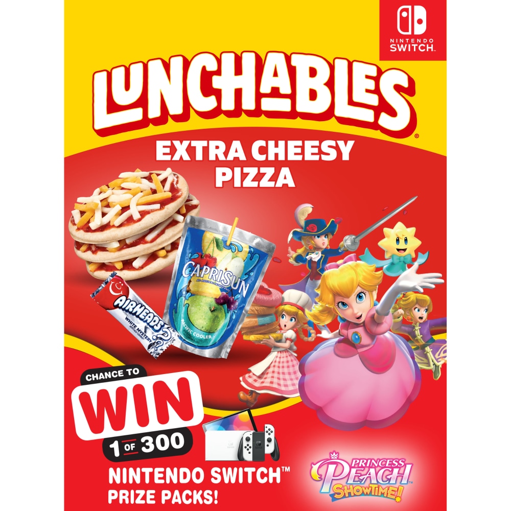 Lunchables Extra Cheese Pizza with Capri Sun Drink & Airheads
