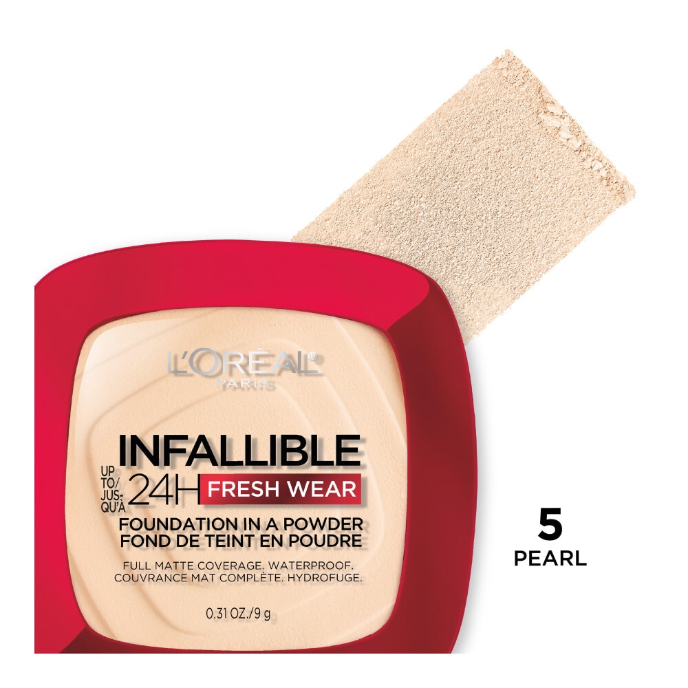 L'Oreal Paris Infallible Fresh Wear Foundation In A Powder 5 Pearl
