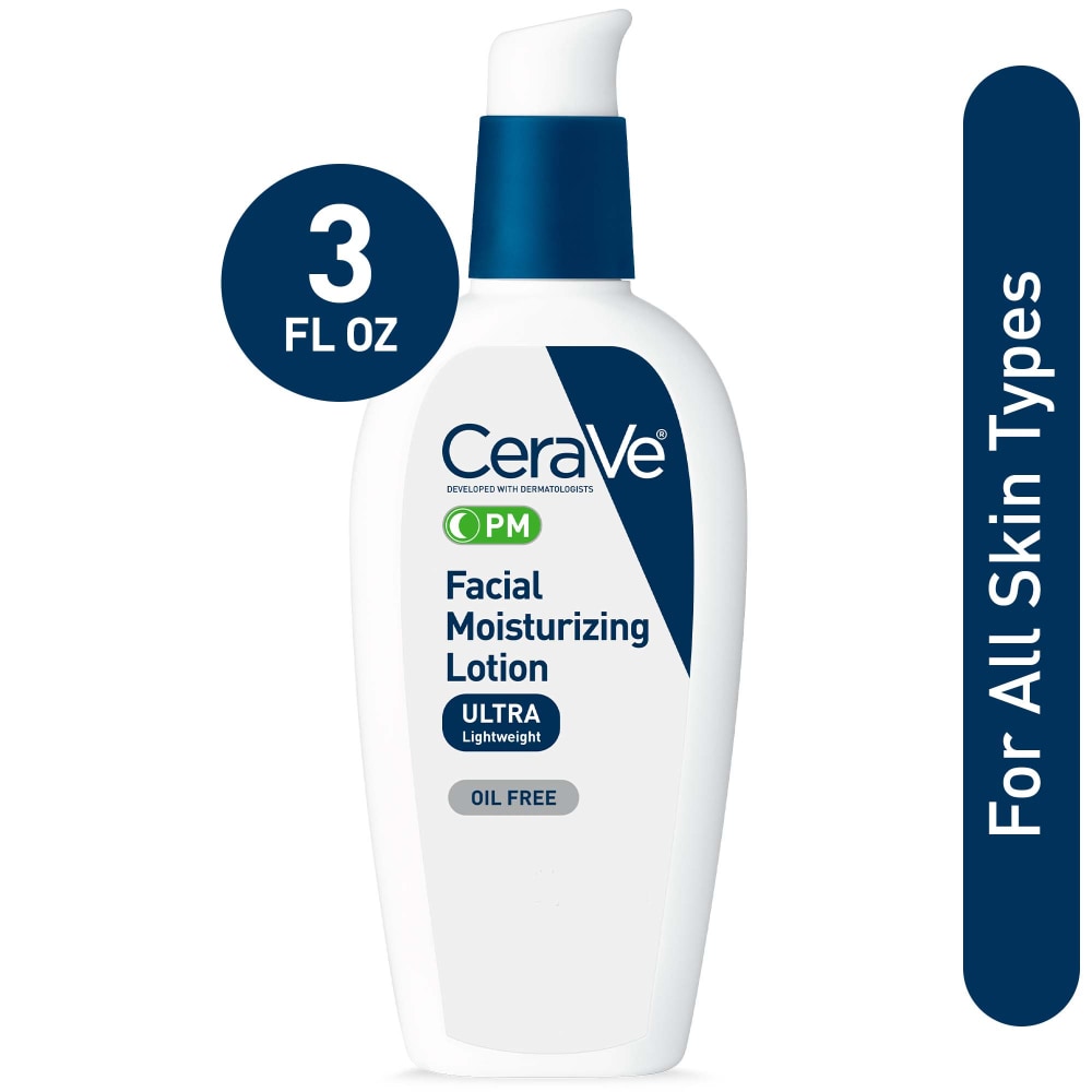 CeraVe PM Facial Moisturizing Lotion Night Cream, 3 fl oz - Harris