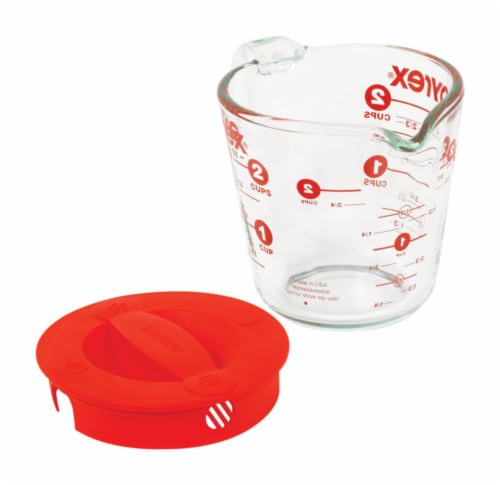 Pyrex Covered Measuring Cup, 2 c - Metro Market