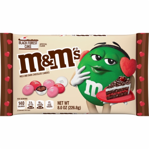 M&M's Black Forest Cake Valentines Day Milk & Dark Chocolate Candy