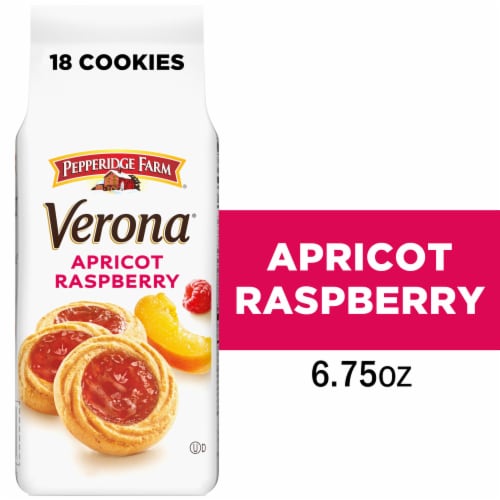 Pepperidge Farm Verona Apricot Raspberry Thumbprint Cookies, 6.75