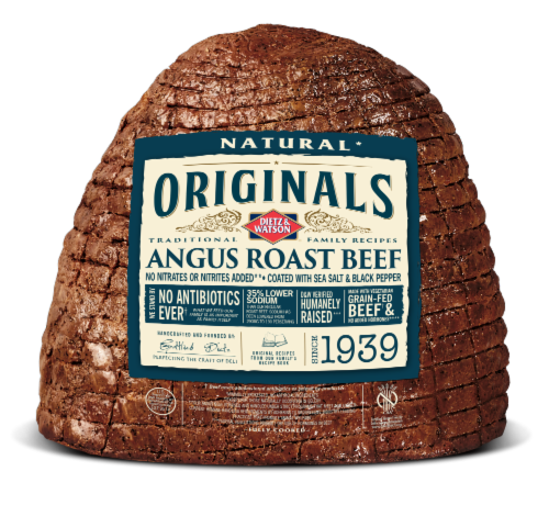 Dietz & Watson Originals Antibiotic-Free Sliced Angus Roast Beef