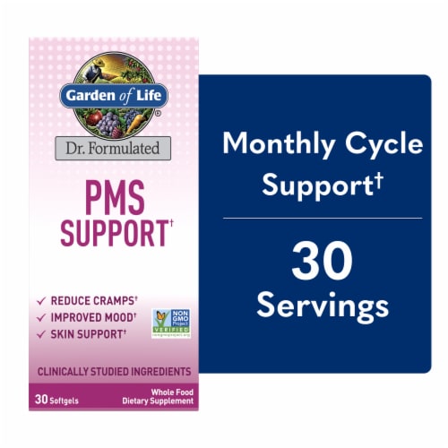 Garden of Life Dr. Formulated PMS Support, Reduce Cramps, Improve